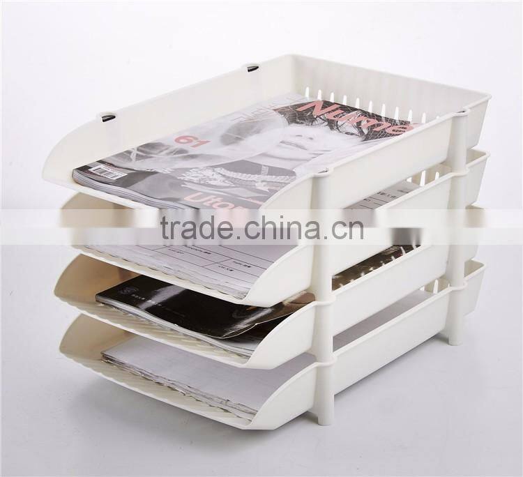 Plastic Document File Tray -4Layer