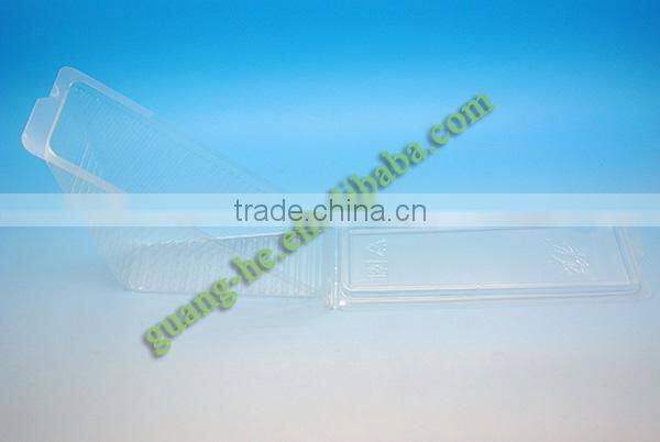 PLA transparent plastic sandwich box,100% biodegradable and compostable