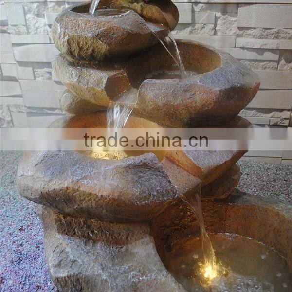 LED Imitate Stone Fountain Outside