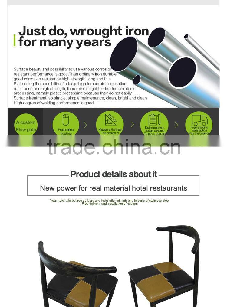 Hot !!! American casual iron chair with outdoor