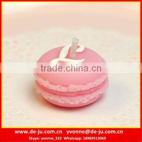 Sandwich Biscuit Dorayaki Shaped Fancy Birthday Candles