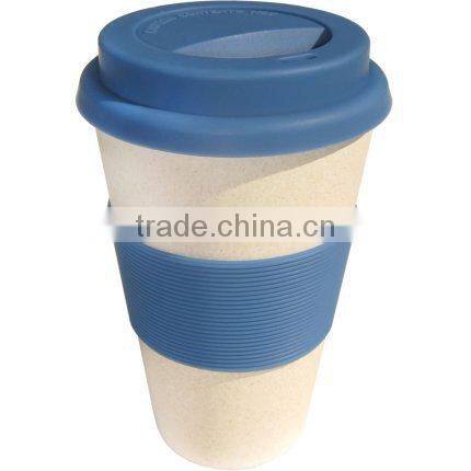 Best seller and feedback Disposable Biodegradable Bamboo Coffee Cup with Lid / Bamboo Cup