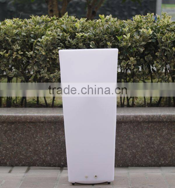 FO-9522 Tall Square LED LED Illuminate Flower Pot for decor