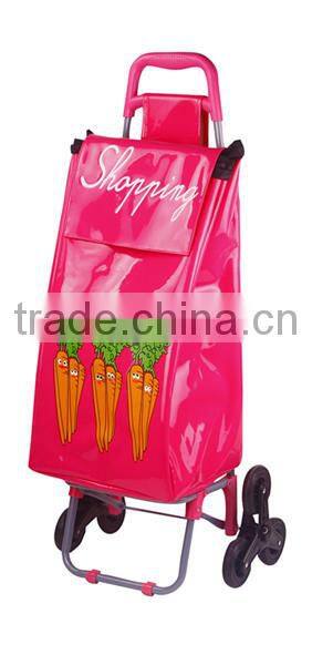 Stair Climbing Collapsible Rolling Shopping Grocery Laundry Utility Cart Trolley