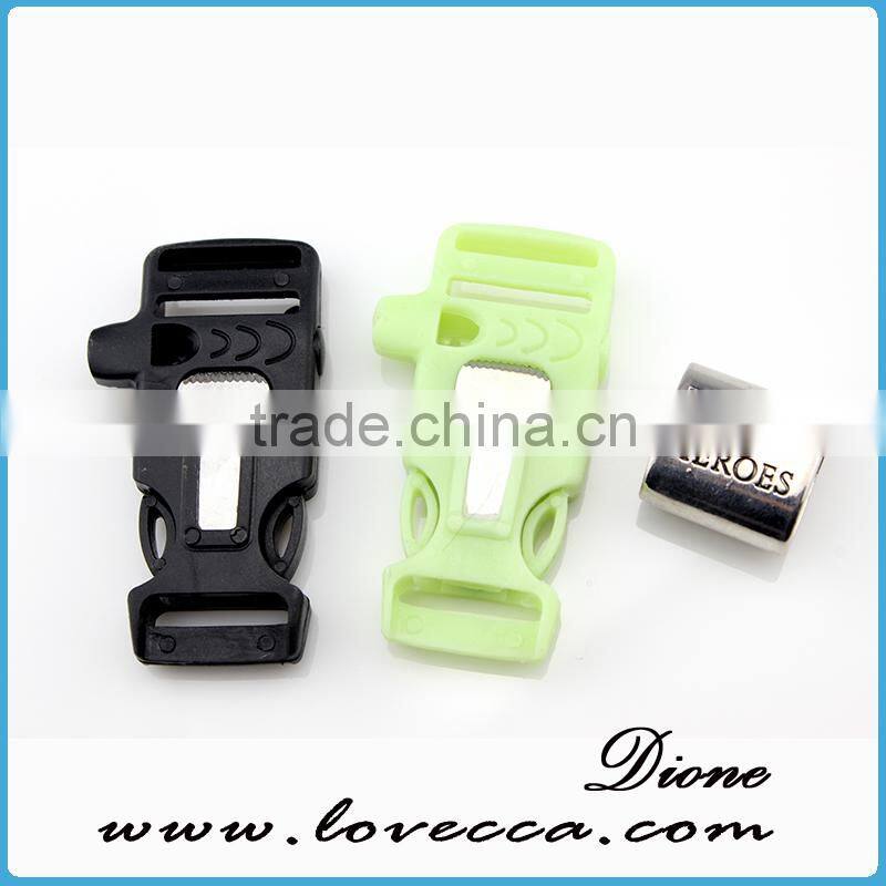 Multifunctional Cheap Paracord Whistle Buckle With Logo
