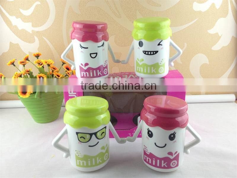 2pcs ceramic couple mugs in gift box