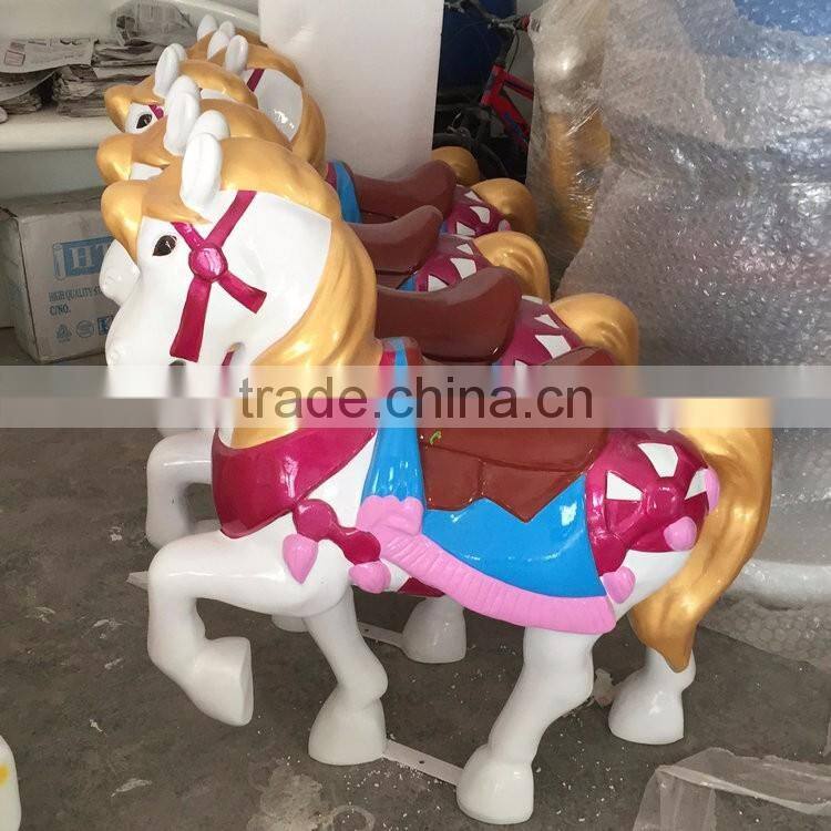 Outdoor horse figurine statue