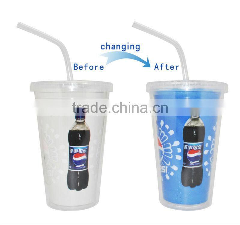 Clear Dome Lid Tumbler Double Wall