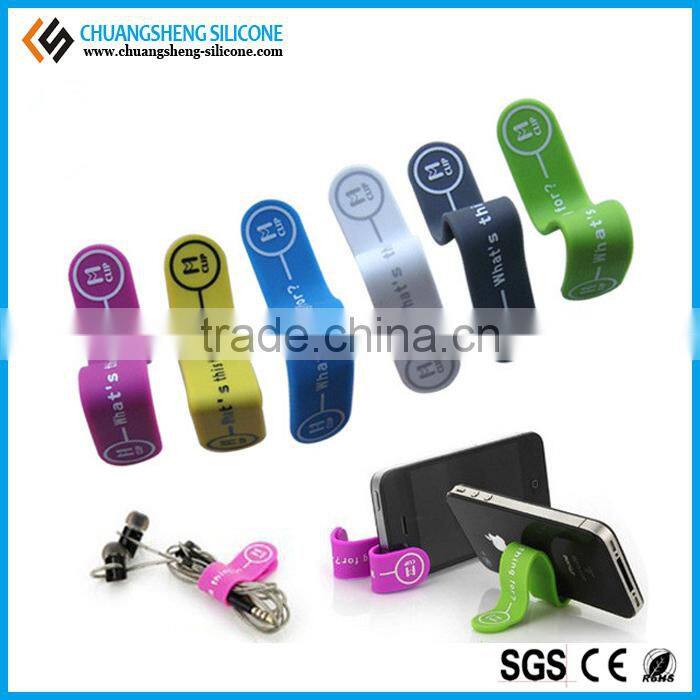 Cheap promotional gift plastic cable clips, money clips