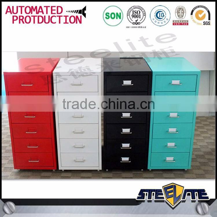 Steelite Helmer 6 Drawer cabinet Mobile Steel File Cabinet Label Holder On Every Drawer
