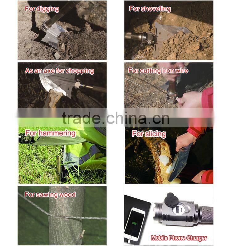 Emergency Car Escape Tool Vehicle Safety Products Multifunction Shovel With Backpack