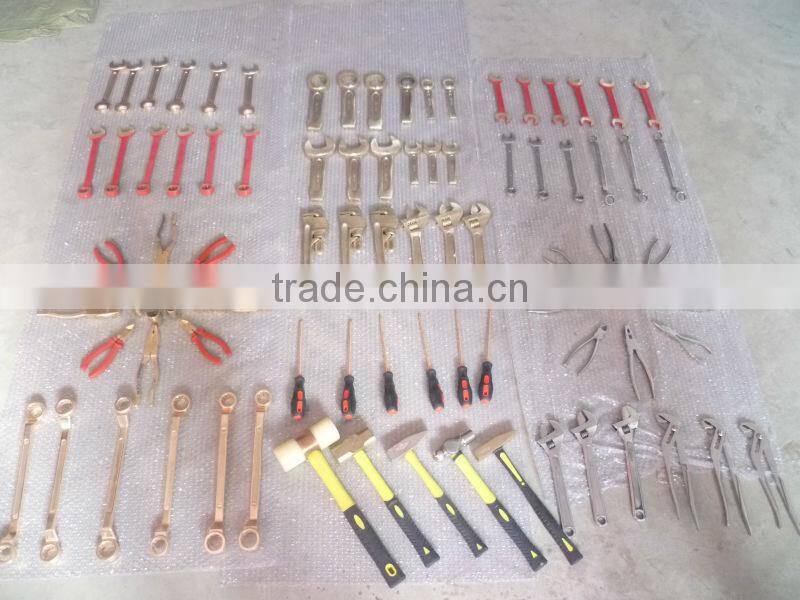 valve square driver, Al-copper alloy nonsparking hardware hand safety non spark tools China tools spanners nonmagnetic wrench