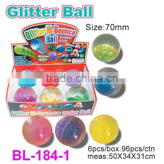Promotional Glitter Dinasaur Bounce Ball/Hi Glitter Bounce Ball
