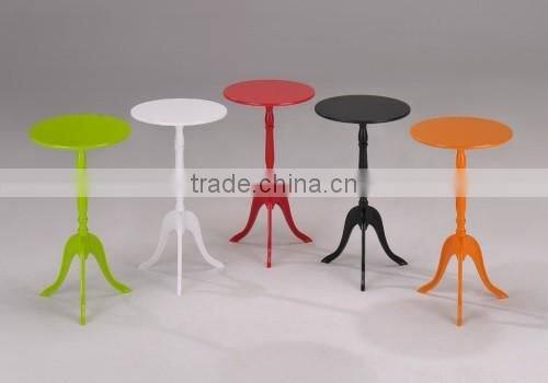 Modern design wooden tea table, living room furniture side table with shelf