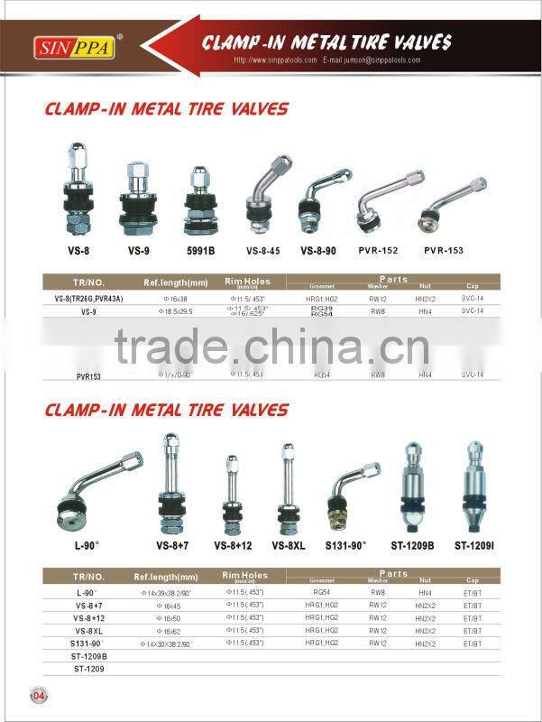Clamp-in Tire Valve V5 (TR48E)