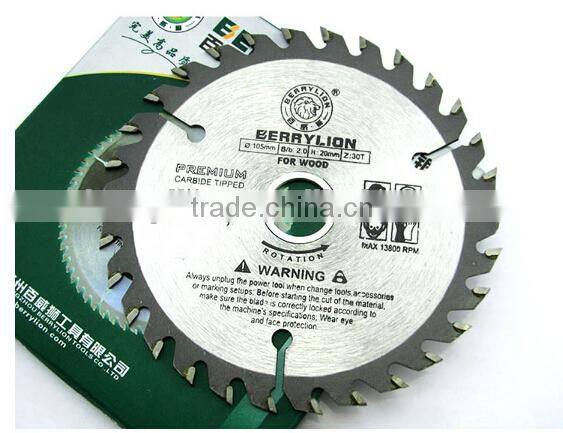 Berrylion 65# Steel Alloy Steel Round Saw Blade 12"*120T Round Saw Blade