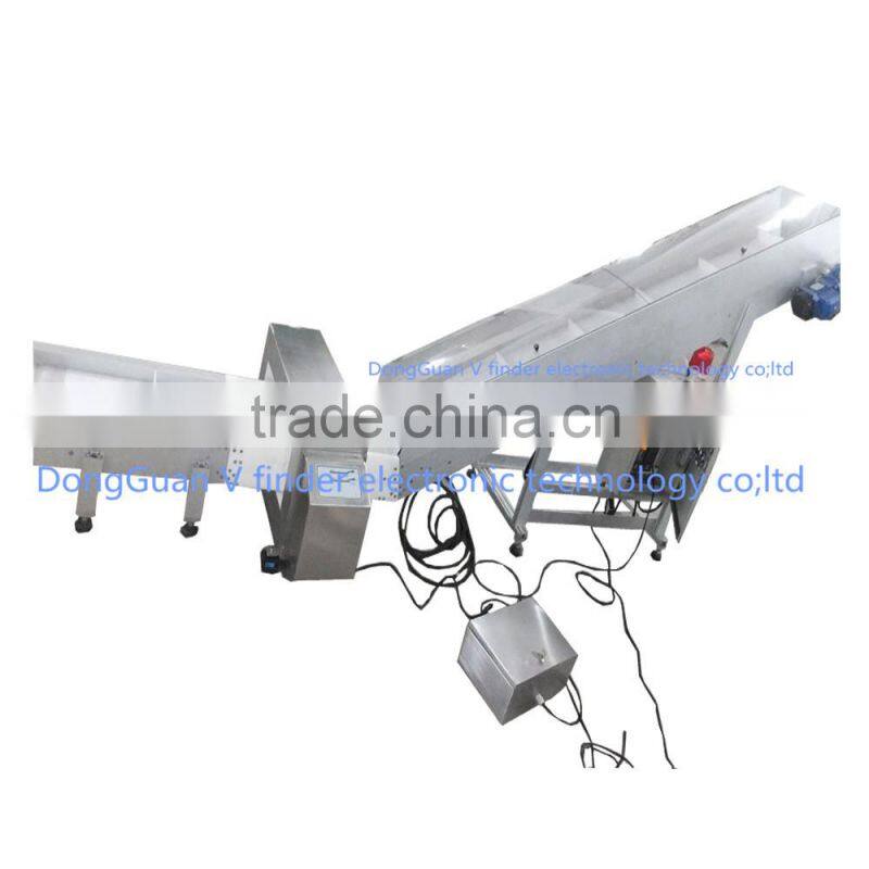 conveyor belt metal detector and check weigher. metal detector for food processing inspection with check wigher
