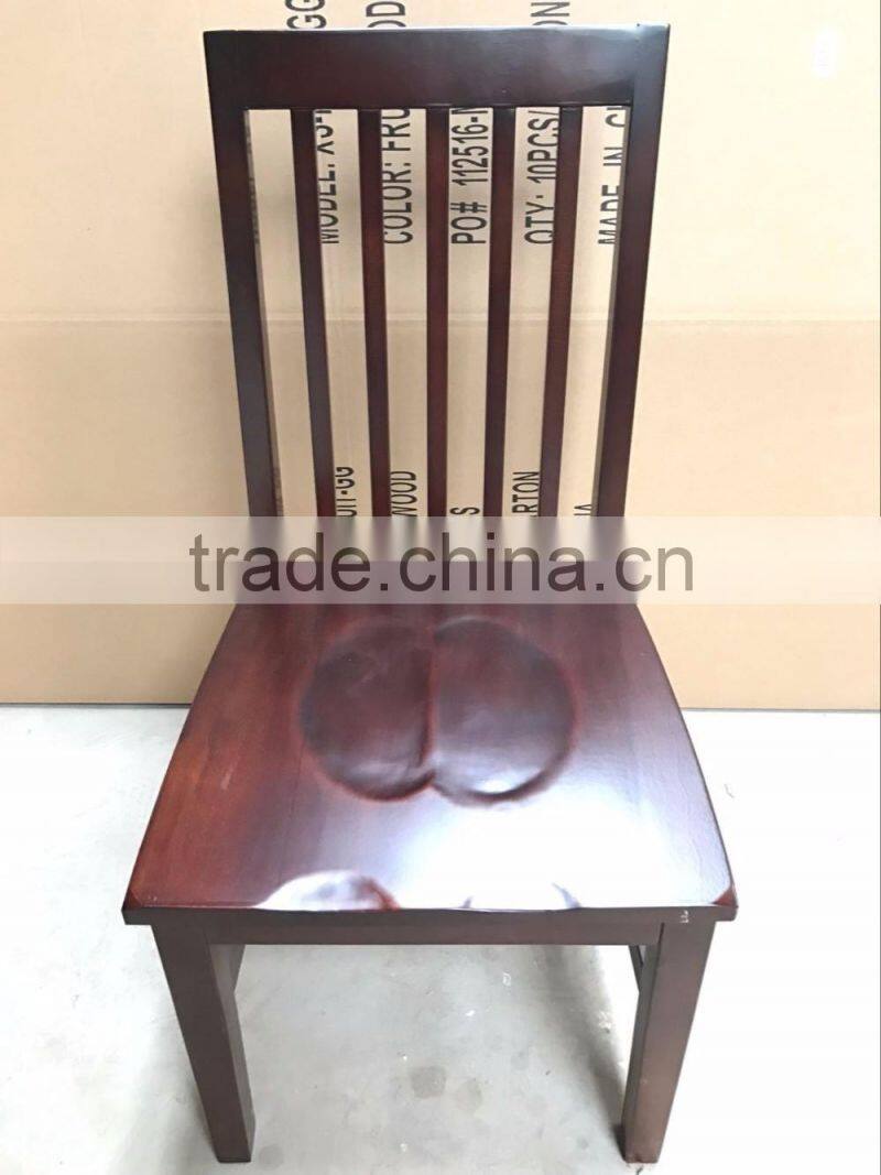 natural wood modern chair furniture cafe dining table chair