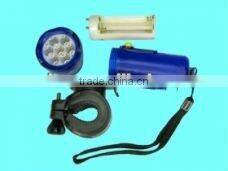 7LED Wholesale Bicycle head Light Lamp Torch (LC-813) LED Bicycle Light