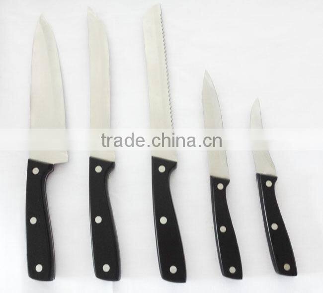 5pc new design stainless steel kitchen knife set