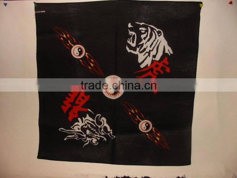 Chinese Style black mainly wholesale multi-purpose bandana for girls