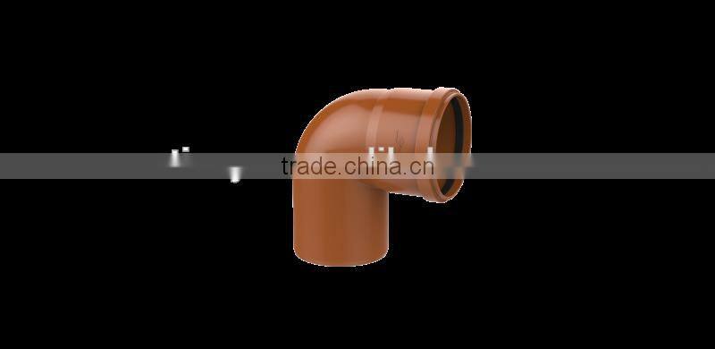 PVC 90deg elbow with port GB TY Factory price Manufacturer good quality Fitting UPVC Rubber Joint plastic fitting for drainage