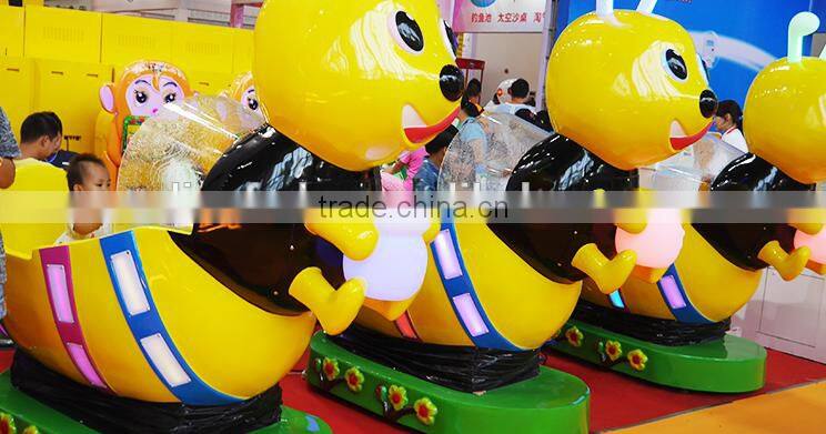 Water gun shooting game kiddie ride video swing game machine for hot sale