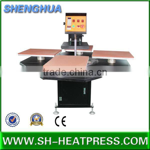 Automatic four working position heat press sublimation machine