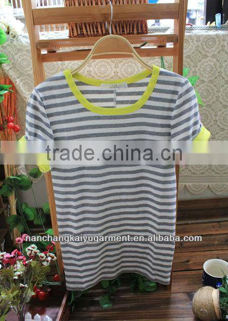 cheap price striped womens t shirts