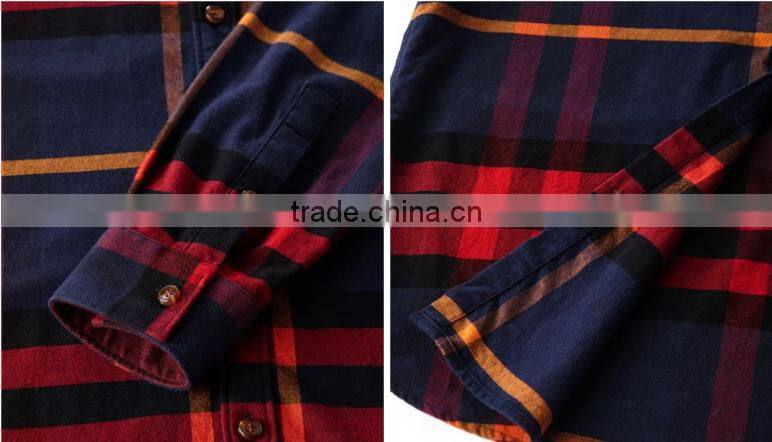 2015 hot sale prints new design latest shirt designs for men, men's high quality grid shirt