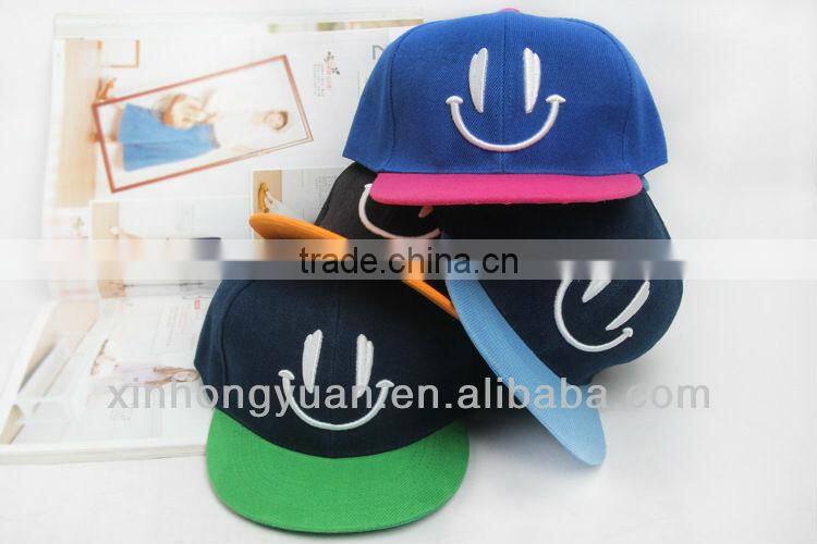 wholesale smile pattern snapback cap
