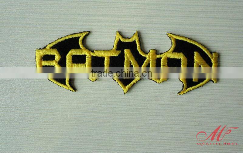 direct factory custom clothing woven badge and patch, clothing tags