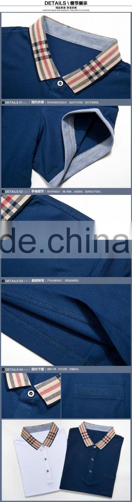 chinese clothing manufacturers 200g sport polo shirt 100% cotton for men