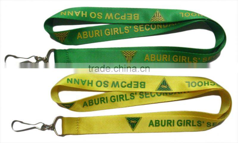 Double sizes printed dye sublimation lanyards