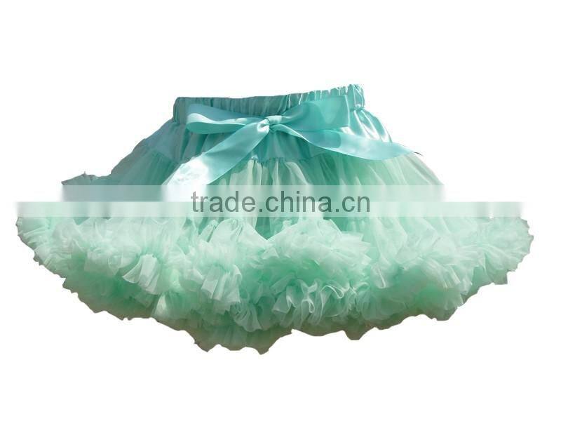 High quality wholesale kids skirt chiffon pettiskirt tutu