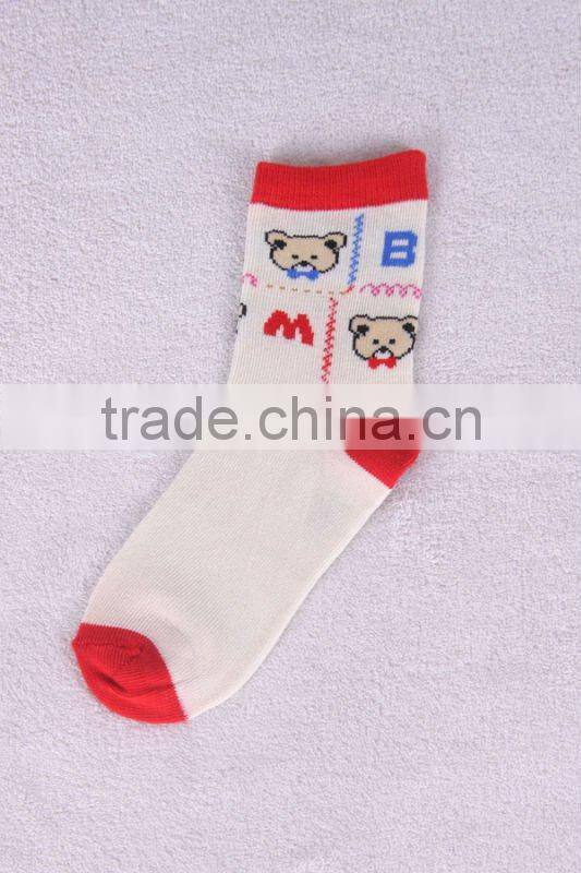 Colorful child's custom socks