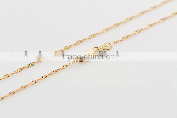 2014 pretty good design silver chain necklace