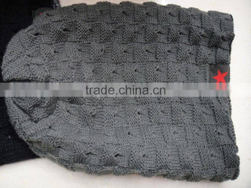 Fashion most popular crochet acrylic winter beanie for men