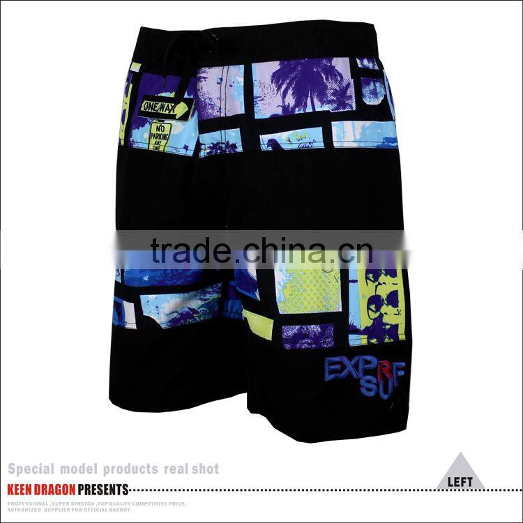 New fashion short 100% polyester printed board shorts