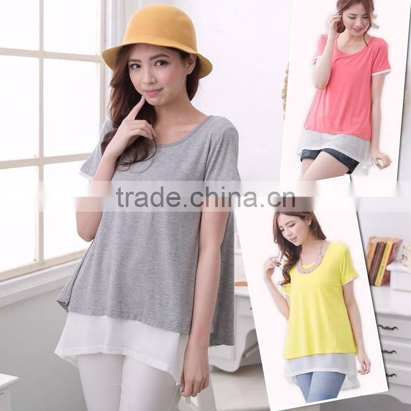 2017 Summer Modal Soft Maternity Tops Breastfeeding clothes Women Pregnant clothes