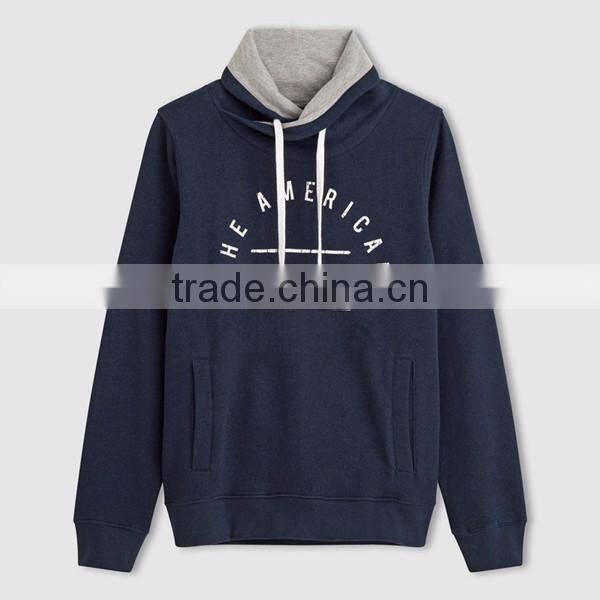 Fasional cross neck hoodies in style