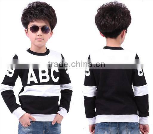 2017 good sale high quality long sleeve t-shirt for kids