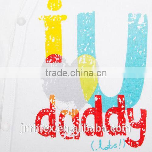 New design adult baby romper patter printing for promotion