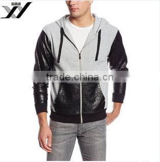 customized man's pullover hoddies in two colors