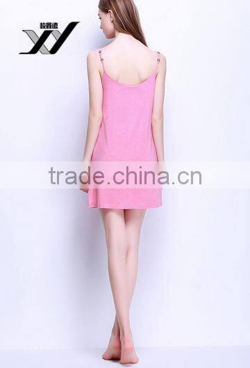 2017 Cheapsale Blank Sexy Ladies Fit Solid Gown Strap Summer Casual Dress China Supplier