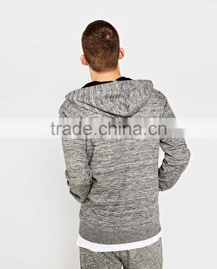 Wholesale fashion hoodies/ custom men grey hoody/bulk blank hoodies factory