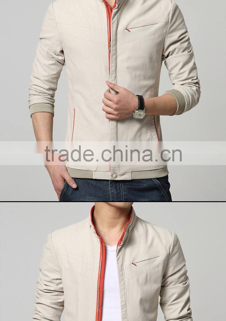 2015 New Fashion Foldable Outdoor Man's Short Spring Cotton Jacket
