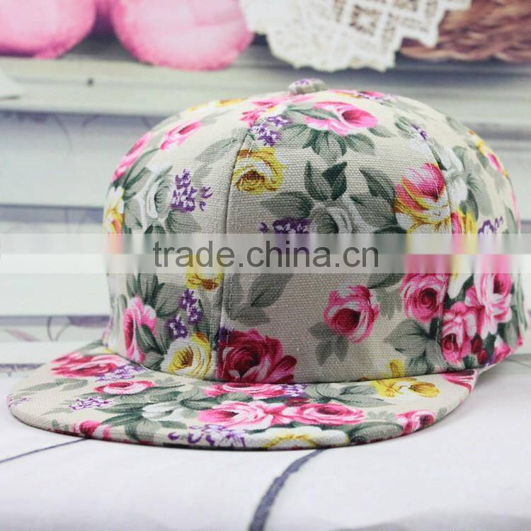 Woman Printing Big breasted Sunhat /Cotton Ladies Sports hats