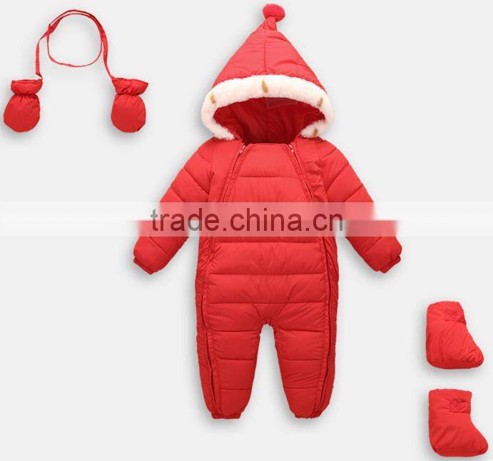 customize fashion new design fashion baby boys winter warm dress