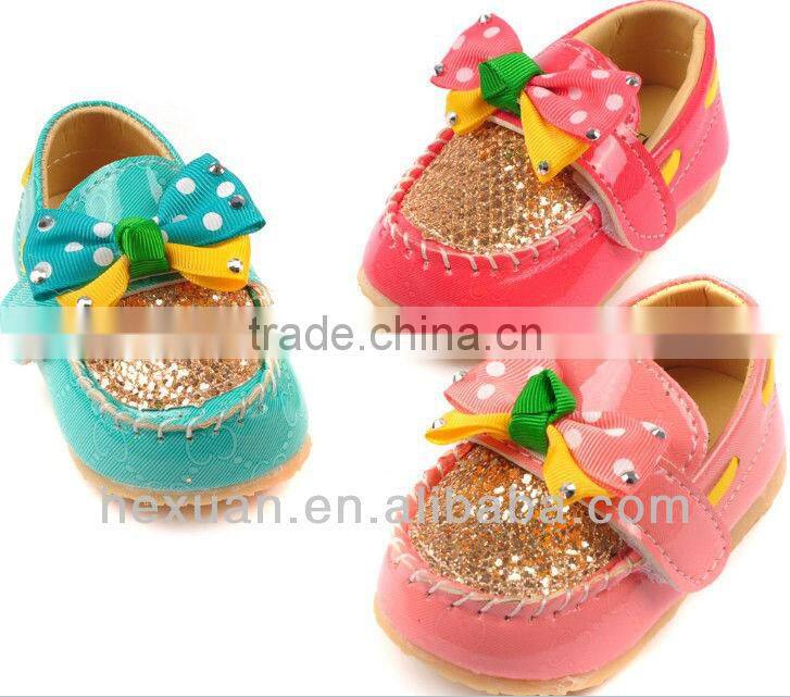Rubber Sole Baby Shoes for Girls